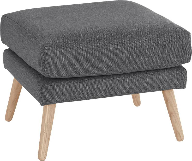 andas Hocker Bille, mit Eiche-Beinen, Design by Morten Georgsen von andas