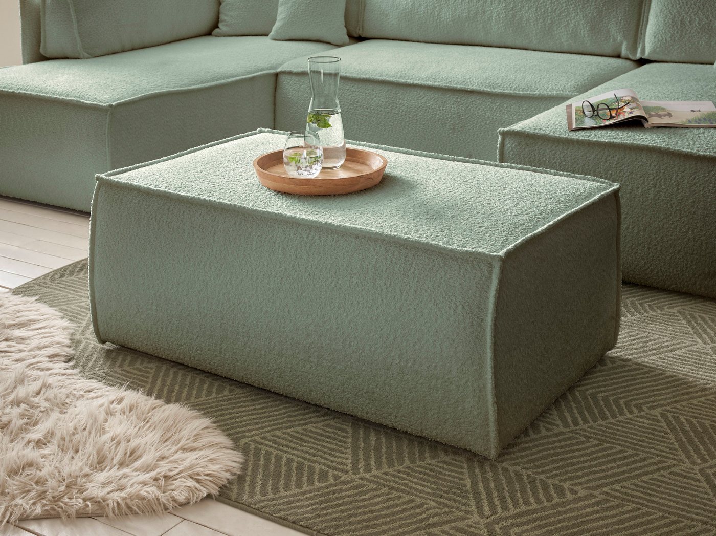 andas Hocker FINNLEY, passend zur Polster-Serie FINNLEY andas Hocker FINNLEY, passend zur Polster-Serie FINNLEY von andas
