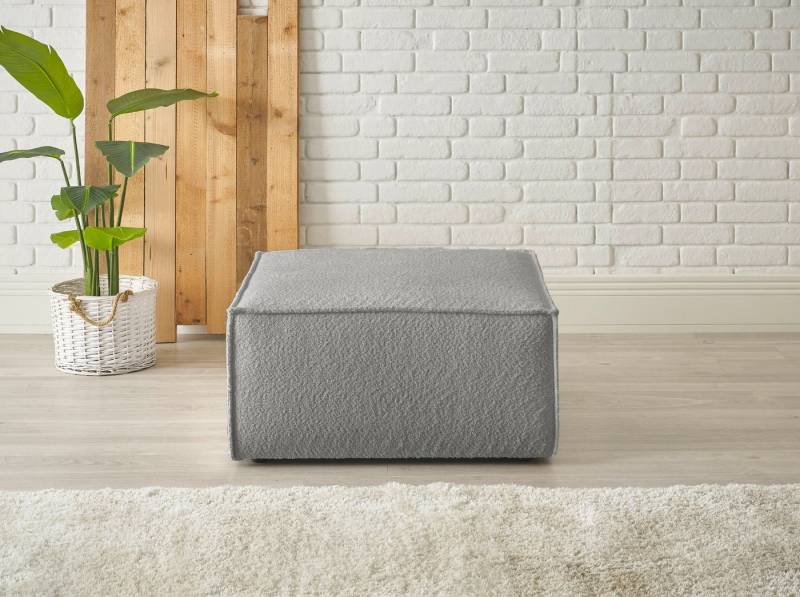 andas Hocker Finnley, quadratisch, passt z. Loveseat Finnley von andas