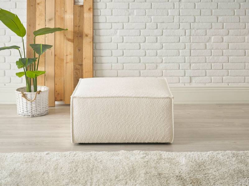 andas Hocker Finnley, quadratisch, passt z. Loveseat Finnley von andas