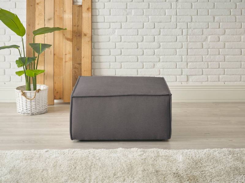 andas Hocker Finnley, quadratisch, passt z. Loveseat Finnley von andas