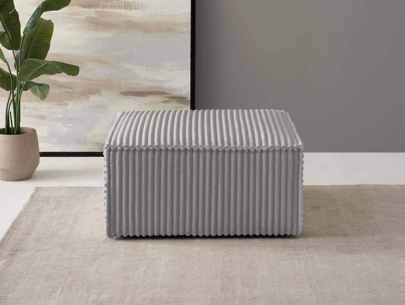andas Hocker Finnley, quadratisch, passt z. Loveseat Finnley von andas