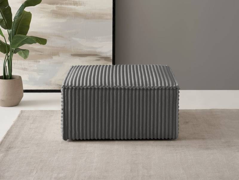 andas Hocker Finnley, quadratisch, passt z. Loveseat Finnley von andas