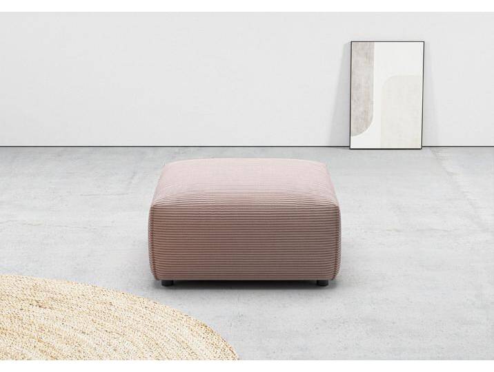 andas Hocker Glimminge auch in Breitcord, Feincord und Easy care-Bezug, passend zur Serie Glimminge , rosa, rosa von andas
