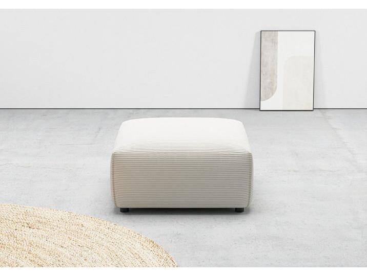 andas Hocker Glimminge auch in Breitcord, Feincord und Easy care-Bezug, passend zur Serie Glimminge , weiß, snow von andas