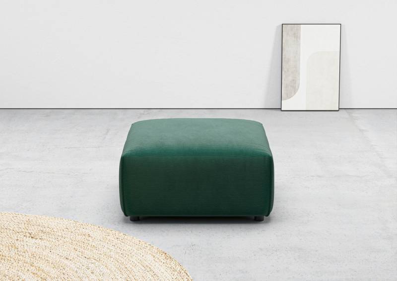 andas Hocker Glimminge auch in Breitcord, Feincord und Easy care-Bezug, passend zur Serie "Glimminge" von andas
