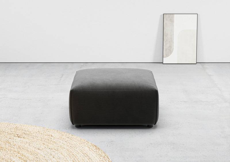 andas Hocker Glimminge auch in Breitcord, Feincord und Easy care-Bezug, passend zur Serie "Glimminge" von andas