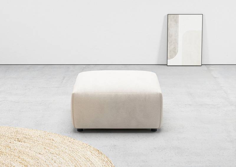 andas Hocker Glimminge auch in Breitcord, Feincord und Easy care-Bezug, passend zur Serie "Glimminge" von andas