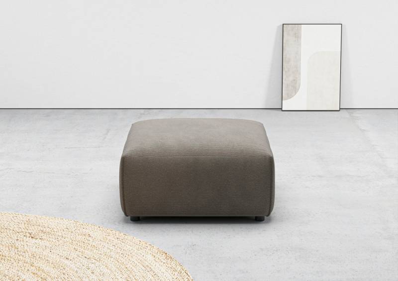 andas Hocker Glimminge auch in Breitcord, Feincord und Easy care-Bezug, passend zur Serie "Glimminge" von andas