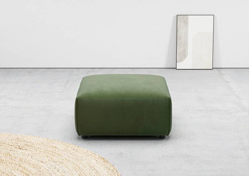andas Hocker Glimminge auch in Breitcord, Feincord und Easy care-Bezug, passend zur Serie "Glimminge" von andas