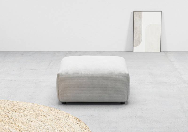 andas Hocker Glimminge auch in Breitcord, Feincord und Easy care-Bezug, passend zur Serie "Glimminge" von andas