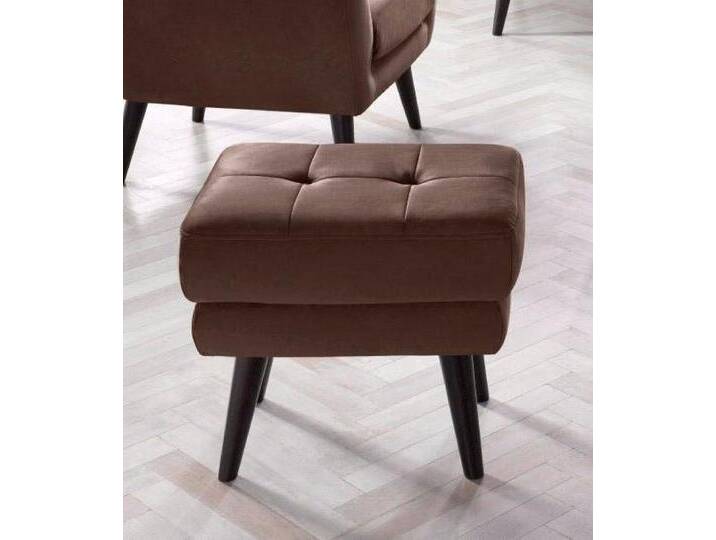 andas Hocker Hemmink, mit Knopfheftung, braun, braun andas Hocker Hemmink, mit Knopfheftung, braun, braun von andas