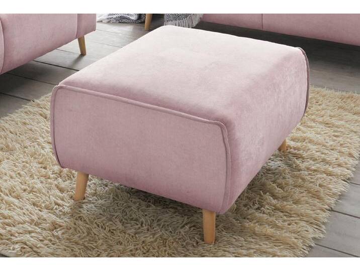 andas Hocker Janek, mit Keder in scandinavischem Design, rosa, flamingo andas Hocker Janek, mit Keder in scandinavischem Design, rosa, flamingo von andas