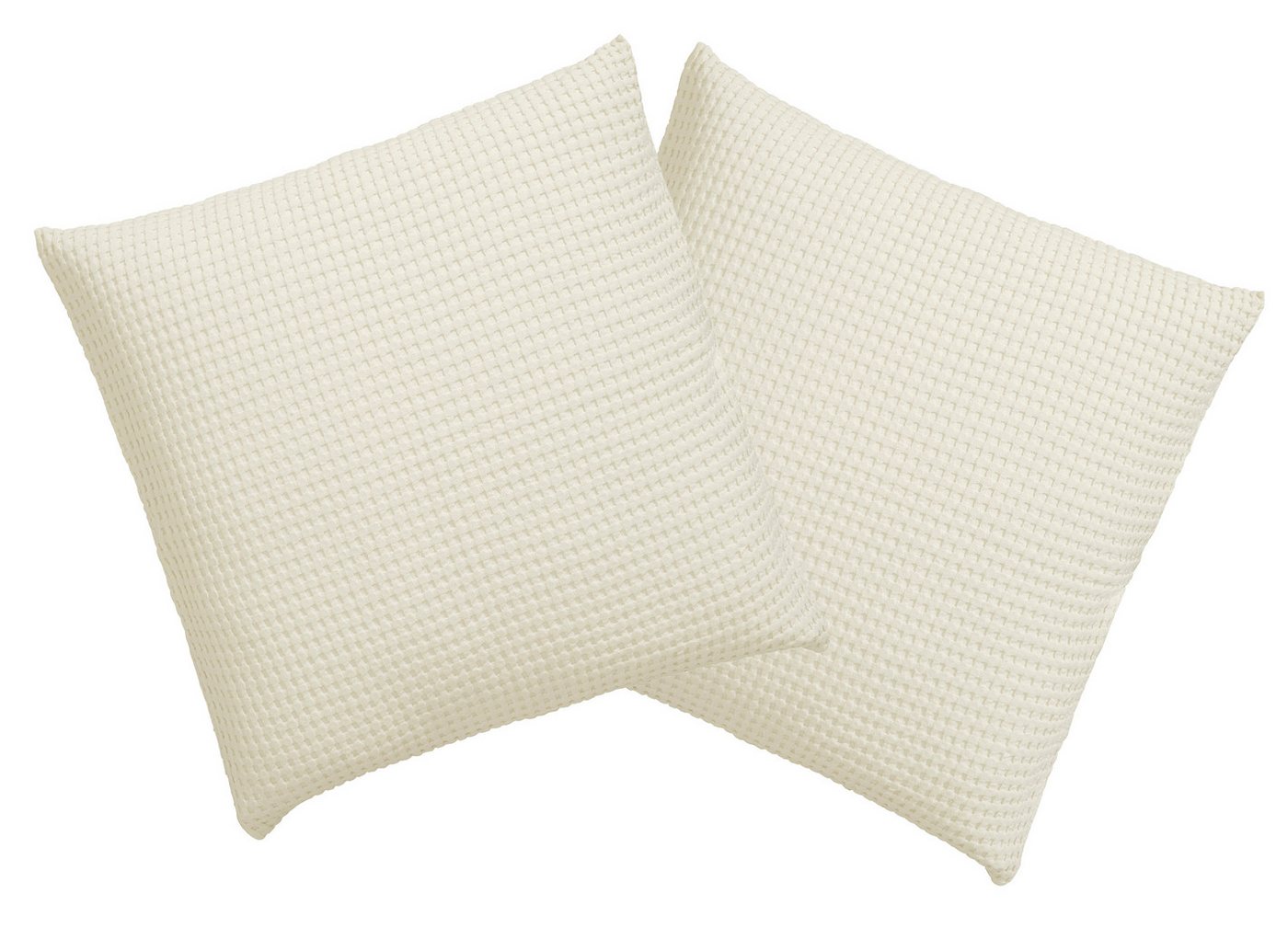 andas Kissenbezug Greta, (2 Stück), in Waffelpiqué Optik, in vielen Farben erhältlich, Bezug in 50x50 cm von andas
