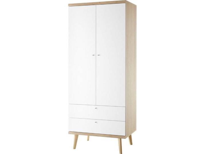 andas Kleiderschrank MERLE Kleiderschrank mit Schubladen, Schlafzimmerschrank, Garderobe im skandinavischen Design von andas
