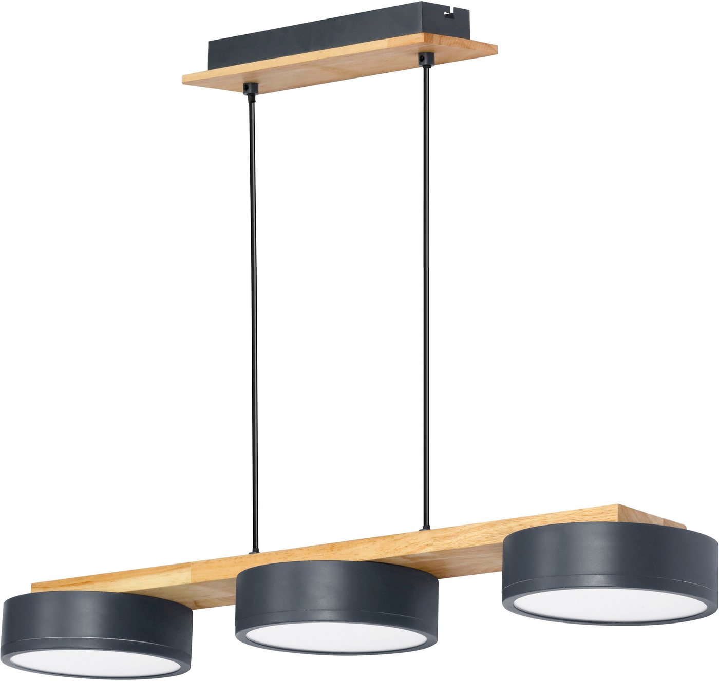 andas LED Pendelleuchte Fjälla, LED fest integriert, Warmweiß, Dimmbar, 3-stufen schaltbar, Dimmbar über Wandschalter andas LED Pendelleuchte Fjälla, LED fest integriert, Warmweiß, Dimmbar, 3-stufen schaltbar, Dimmbar über Wandschalter von andas