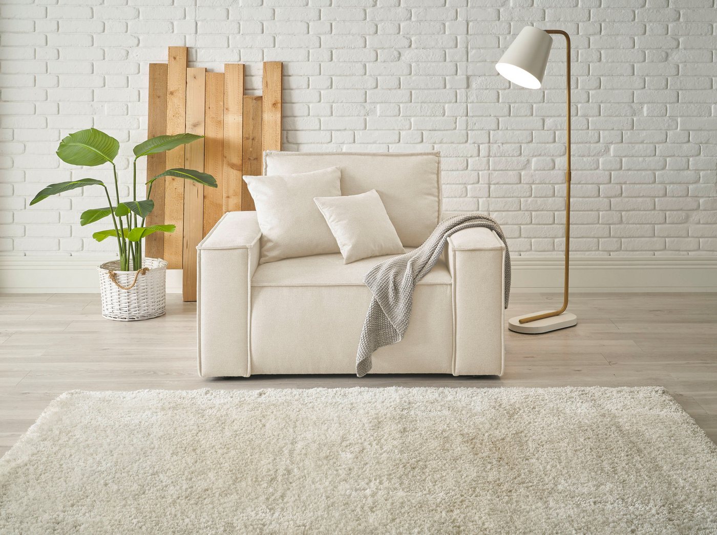 andas Loveseat Finnley (1-St), passend zur Polster-Serie Finnley von andas