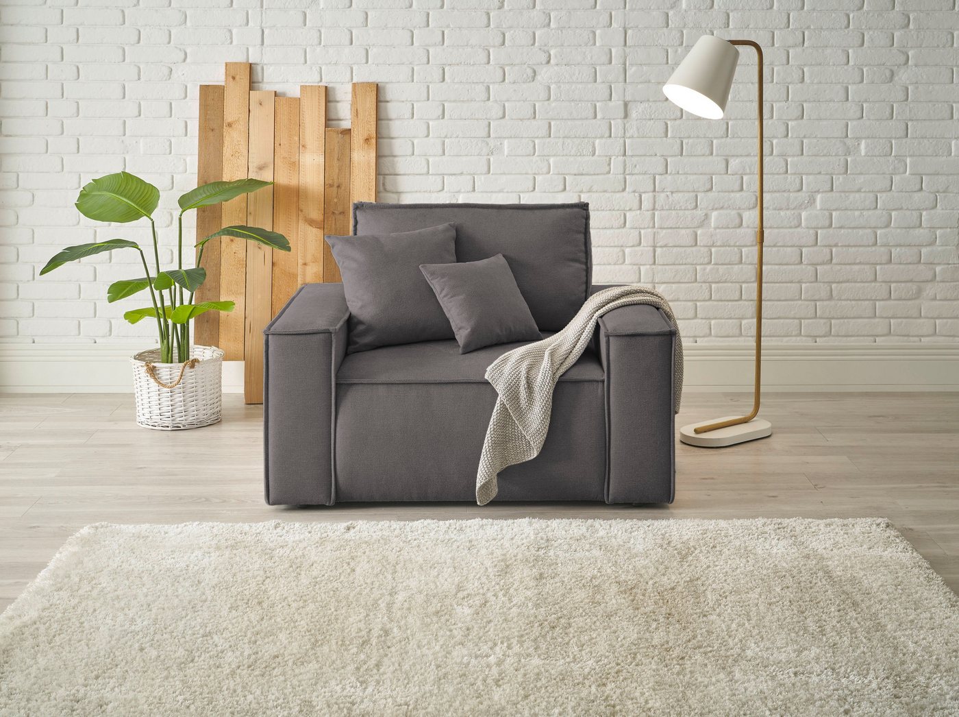 andas Loveseat Finnley (1-St), passend zur Polster-Serie Finnley von andas