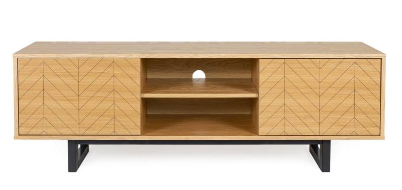 andas Lowboard, Kommode mit besonderem Print, push-to-open Funktion von andas