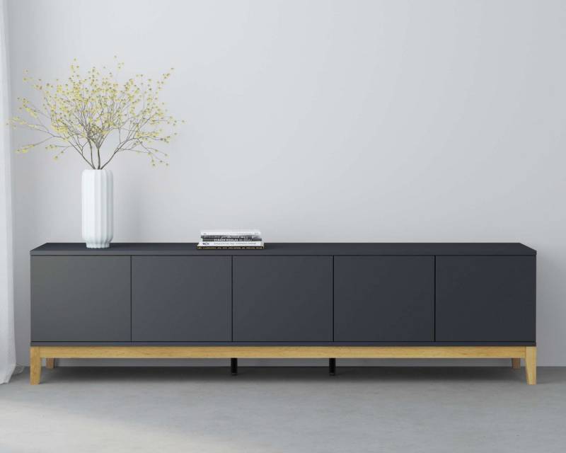 andas Lowboard Maryd, TV-Kommode mit Kabeldurchführung, Push-to-Open Funktion, Breite 200 cm andas Lowboard Maryd, TV-Kommode mit Kabeldurchführung, Push-to-Open Funktion, Breite 200 cm von andas