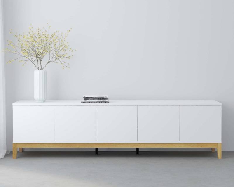 andas Lowboard Maryd, TV-Kommode mit Kabeldurchführung, Push-to-Open Funktion, Breite 200 cm andas Lowboard Maryd, TV-Kommode mit Kabeldurchführung, Push-to-Open Funktion, Breite 200 cm von andas