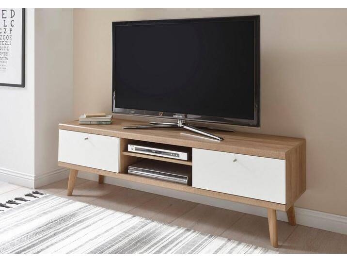 andas Lowboard Merle, Scandi Design, Breite 160 cm, braun von andas