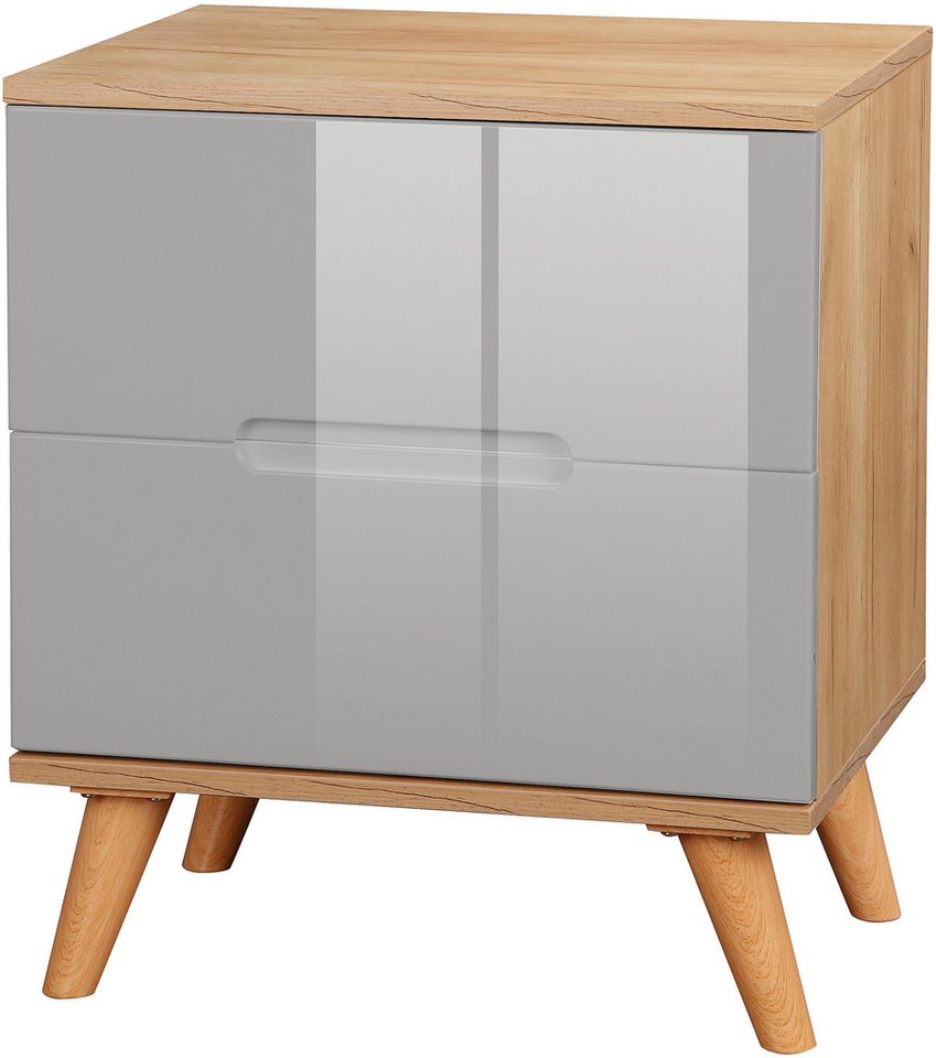 andas Nachtschrank Lund Nachttisch Beistellschrank Kommode mit Hochglanzfronten Nachtkommode mit 2 Schubladen Bestseller im skandinavischem Design andas Nachtschrank Lund Nachttisch Beistellschrank Kommode mit Hochglanzfronten Nachtkommode mit 2 Schubladen Bestseller im skandinavischem Design von andas