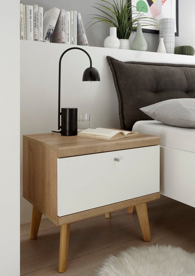 andas Nachtschrank MERLE in skandinavischem Design, aus FSC®-zertifiziertem Holzwerkstoff andas Nachtschrank MERLE in skandinavischem Design, aus FSC®-zertifiziertem Holzwerkstoff von andas