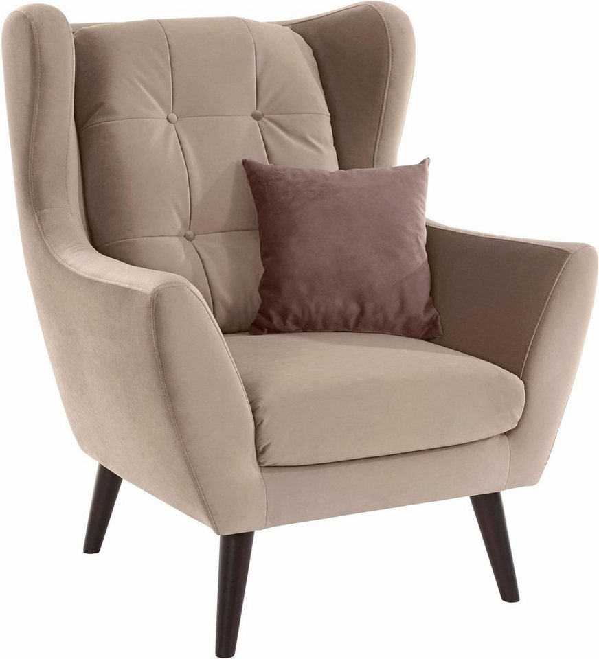 andas Ohrensessel Hemmink, Sessel, Loungesessel, mit Knopfheftung andas Ohrensessel Hemmink, Sessel, Loungesessel, mit Knopfheftung von andas