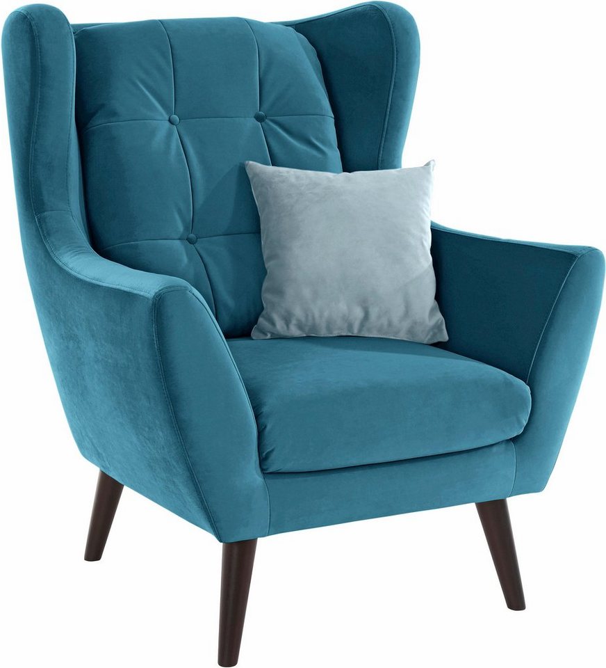 andas Ohrensessel Hemmink, Sessel, Loungesessel, mit Knopfheftung andas Ohrensessel Hemmink, Sessel, Loungesessel, mit Knopfheftung von andas