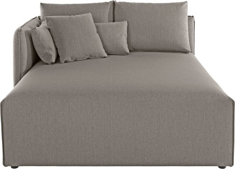 andas Ottomane Nöre, Lounge-Modul - zum eigenen Zusammenstellen, Breite 138cm, Tiefe 168cm von andas