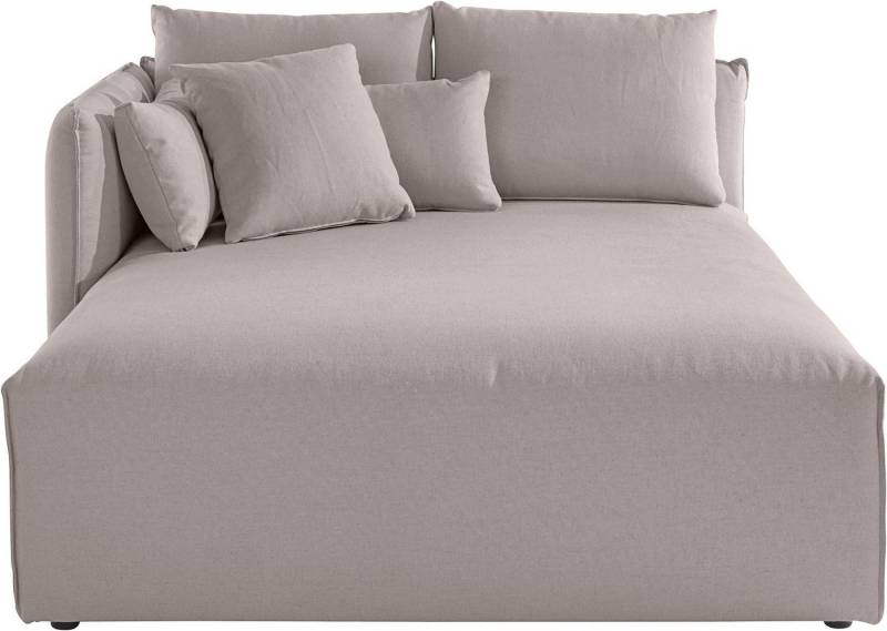 andas Ottomane Nöre, Lounge-Modul - zum eigenen Zusammenstellen, Breite 138cm, Tiefe 168cm von andas