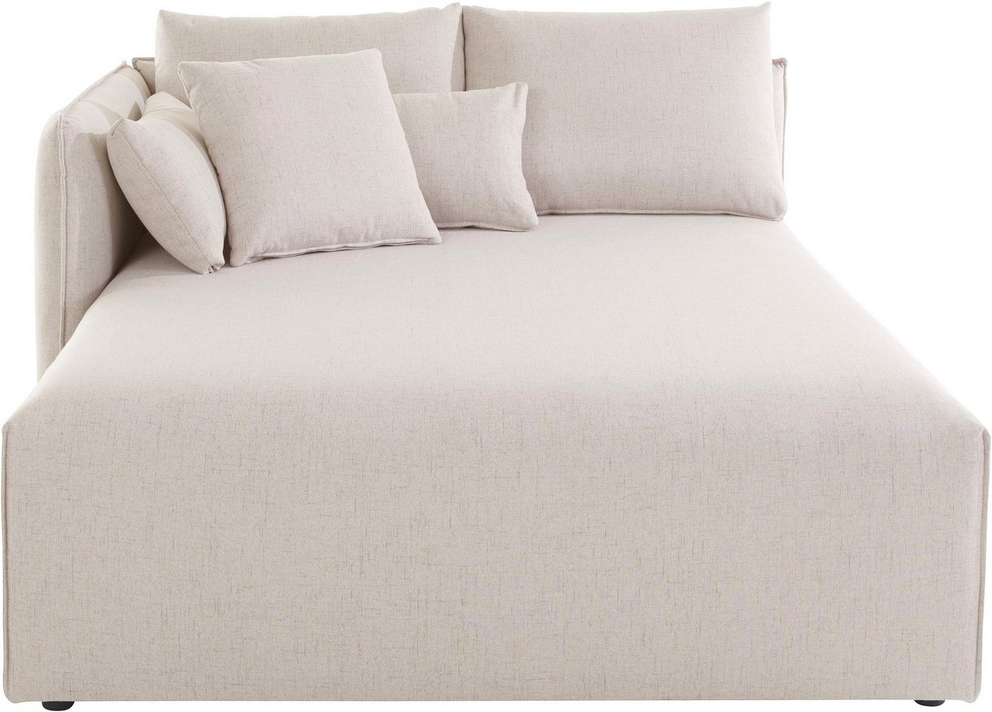 andas Ottomane Nöre, Lounge-Modul - zum eigenen Zusammenstellen, Breite 138cm, Tiefe 168cm von andas