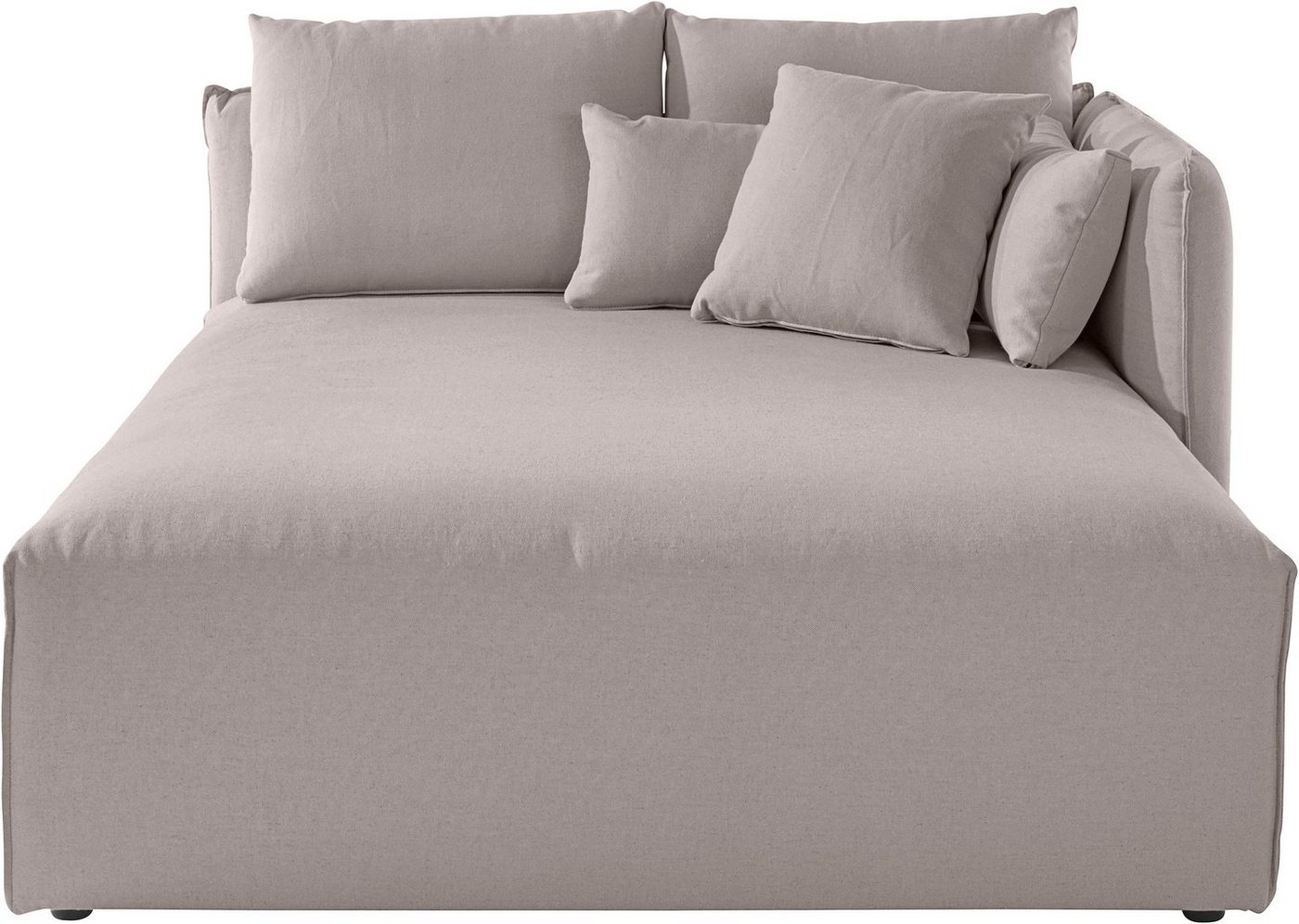 andas Ottomane Nöre, Lounge-Modul - zum eigenen Zusammenstellen, Breite 138cm, Tiefe 168cm von andas