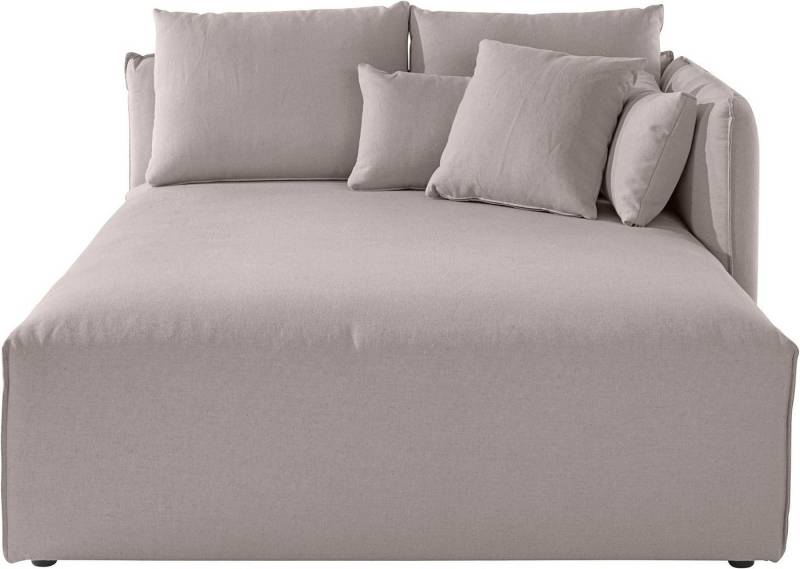 andas Ottomane Nöre, Lounge-Modul - zum eigenen Zusammenstellen, Breite 138cm, Tiefe 168cm von andas