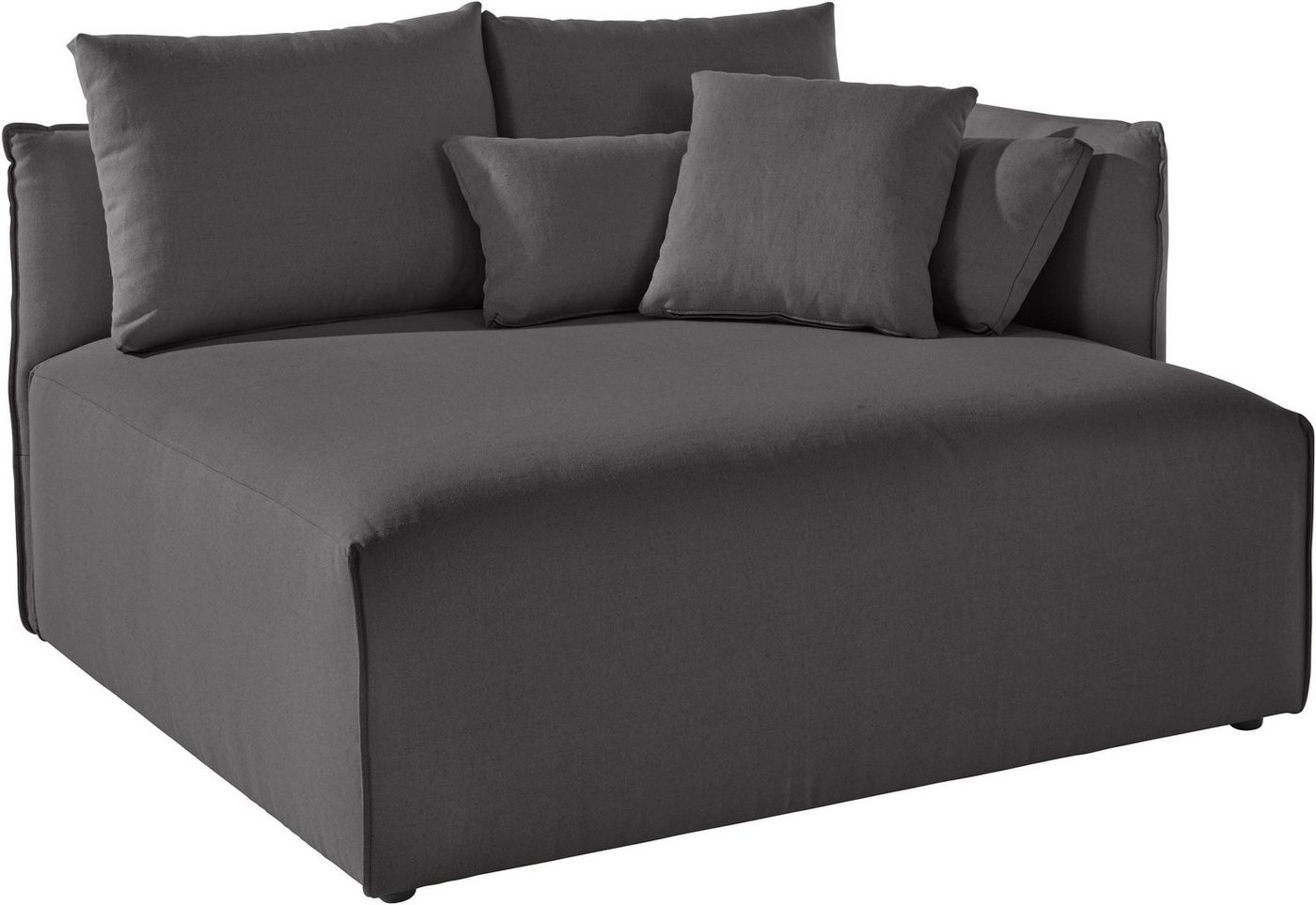 andas Ottomane Nöre, kurzes Lounge-Modul - zum Zusammenstellen, Breite 138 cm, Tiefe 128 cm von andas