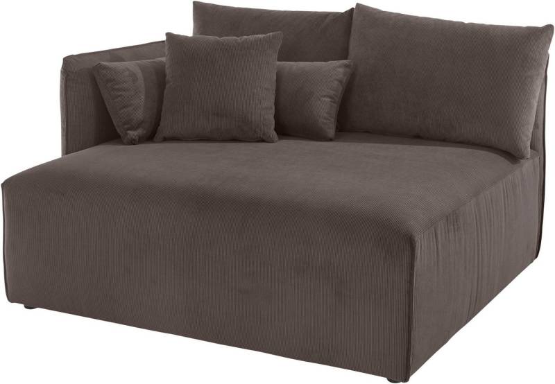 andas Ottomane Nöre, kurzes Lounge-Modul - zum Zusammenstellen, Breite 138 cm, Tiefe 128 cm von andas