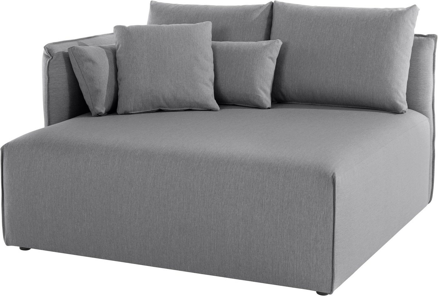 andas Ottomane Nöre, kurzes Lounge-Modul - zum Zusammenstellen, Breite 138 cm, Tiefe 128 cm von andas