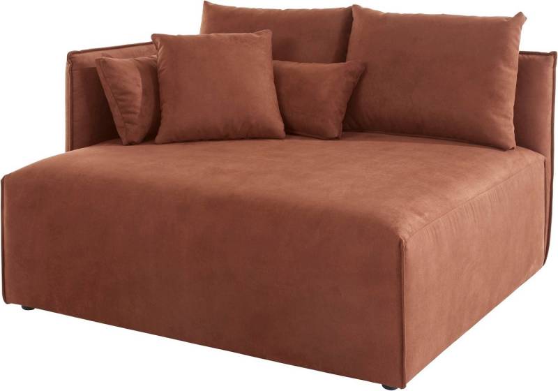 andas Ottomane Nöre, kurzes Lounge-Modul - zum Zusammenstellen, Breite 138 cm, Tiefe 128 cm von andas