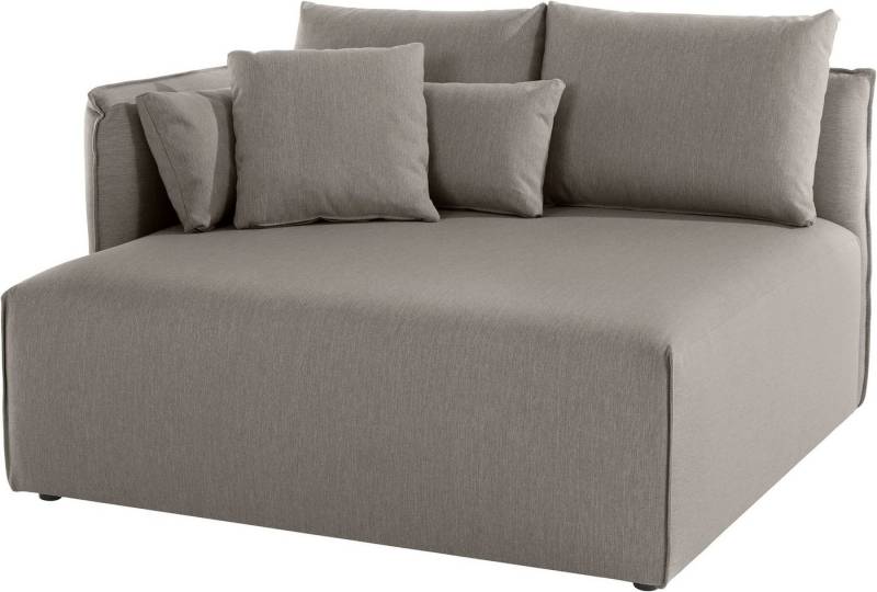 andas Ottomane Nöre, kurzes Lounge-Modul - zum Zusammenstellen, Breite 138 cm, Tiefe 128 cm von andas
