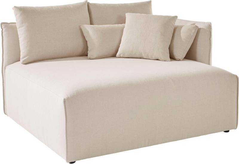 OTTO home Ottomane Nöre, kurzes Lounge-Modul - zum Zusammenstellen, Breite 138 cm, Tiefe 128 cm von OTTO home