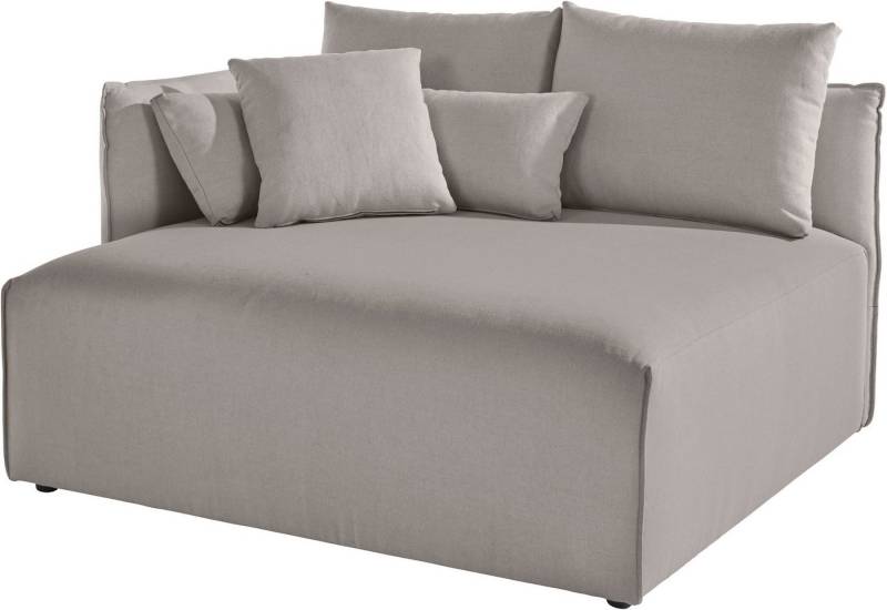 andas Ottomane Nöre, kurzes Lounge-Modul - zum Zusammenstellen, Breite 138 cm, Tiefe 128 cm von andas