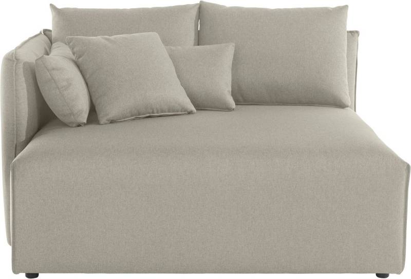 andas Ottomane Nöre, kurzes Lounge-Modul - zum Zusammenstellen, Breite 138 cm, Tiefe 128 cm von andas