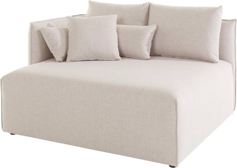 andas Ottomane Nöre, kurzes Lounge-Modul - zum Zusammenstellen, Breite 138 cm, Tiefe 128 cm von andas