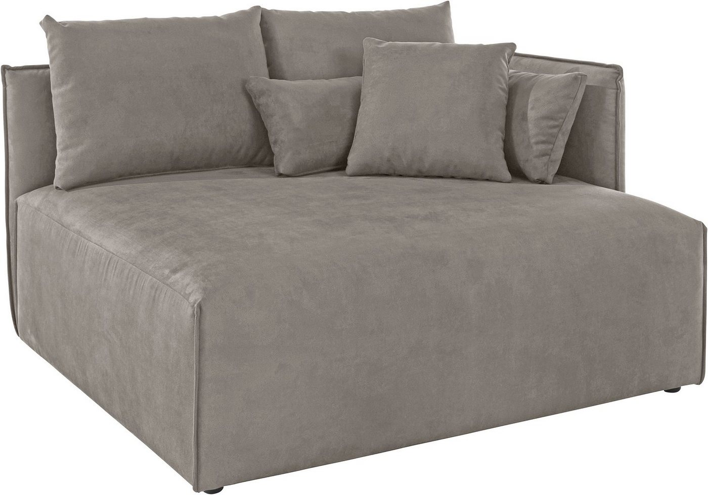 andas Ottomane Nöre, kurzes Lounge-Modul - zum Zusammenstellen, Breite 138 cm, Tiefe 128 cm von andas