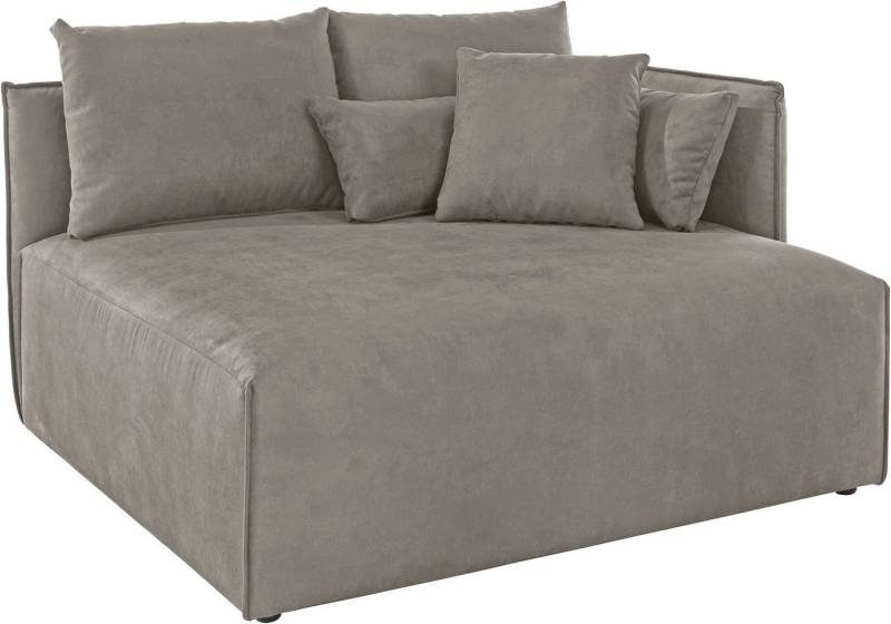 andas Ottomane Nöre, kurzes Lounge-Modul - zum Zusammenstellen, Breite 138 cm, Tiefe 128 cm von andas