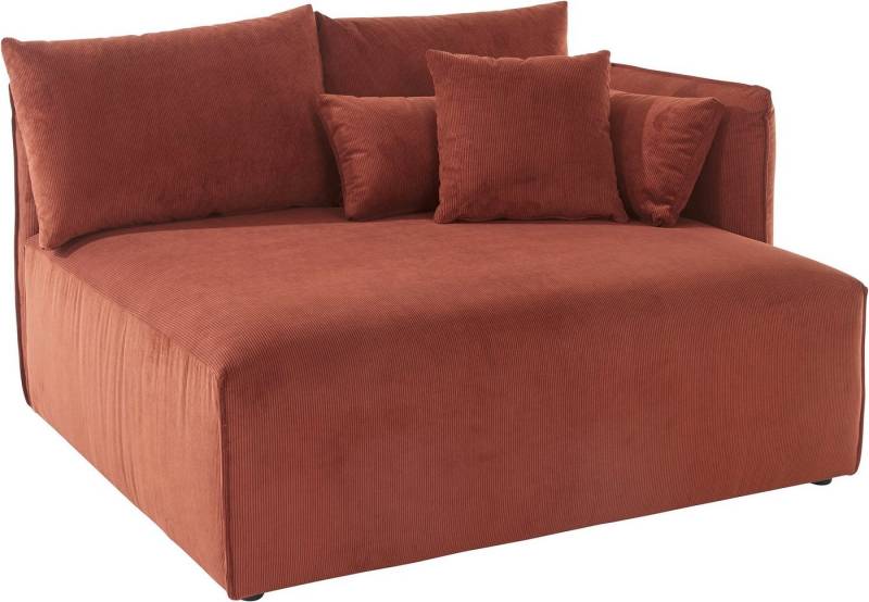 andas Ottomane Nöre, kurzes Lounge-Modul - zum Zusammenstellen, Breite 138 cm, Tiefe 128 cm von andas