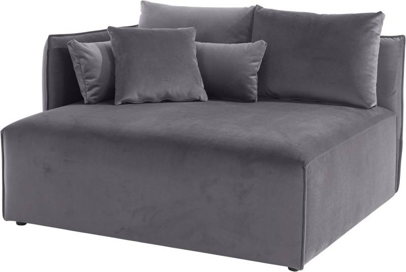 andas Ottomane Nöre, kurzes Lounge-Modul - zum Zusammenstellen, Breite 138 cm, Tiefe 128 cm von andas