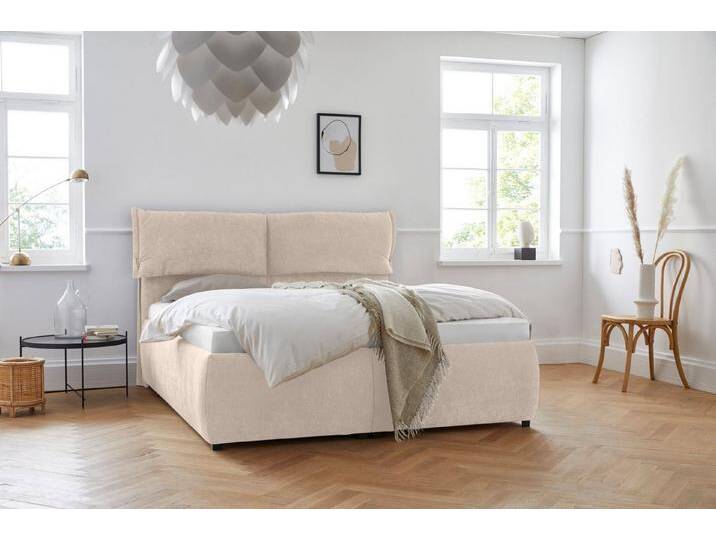 andas Polsterbett Jenson, als Bettgestell oder mit 3 Matratzenarten und Härtegraden, beige, mit Einbaurahmen und Tonnentaschenfederkern-Matratzen, Tonnentaschen-Federkernmatratze andas Polsterbett Jenson, als Bettgestell oder mit 3 Matratzenarten und Härtegraden, beige, mit Einbaurahmen und Tonnentaschenfederkern-Matratzen, Tonnentaschen-Federkernmatratze von andas