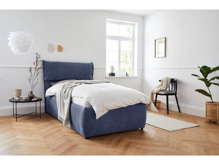 andas Polsterbett Jenson, als Bettgestell oder mit 3 Matratzenarten und Härtegraden, blau, mit Einbaurahmen und 7-Zonen Kaltschaum-Matratze, Kaltschaummatratze andas Polsterbett Jenson, als Bettgestell oder mit 3 Matratzenarten und Härtegraden, blau, mit Einbaurahmen und 7-Zonen Kaltschaum-Matratze, Kaltschaummatratze von andas